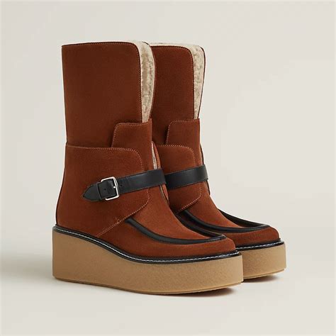 hermes flat ankle boots|hermes cowboy boots.